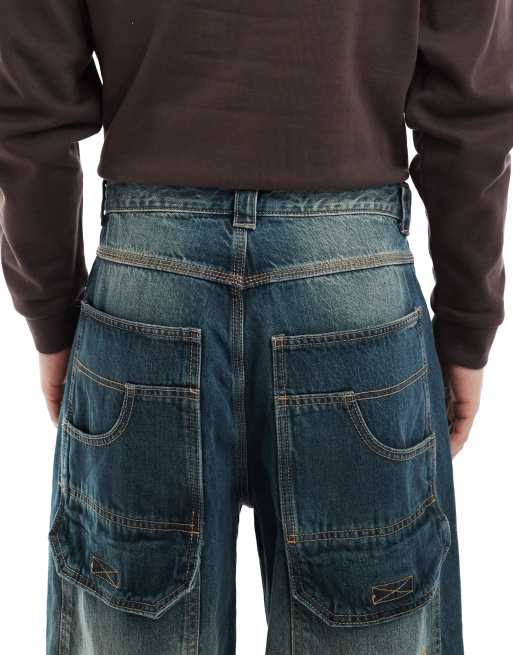 【BERSHKA】Megabaggy Jeans ベルシュカ デニム Megabaggy jeans - New - Men | Bershka