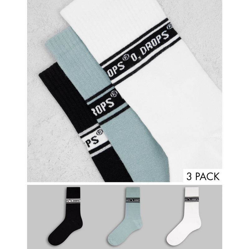 Bershka – Mehrfarbige Socken im 3er-Pack