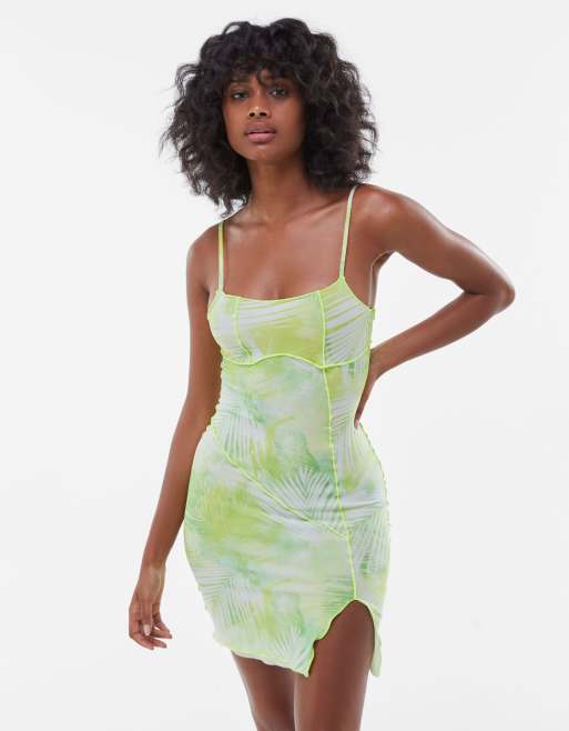 Asos palm 2025 print dress