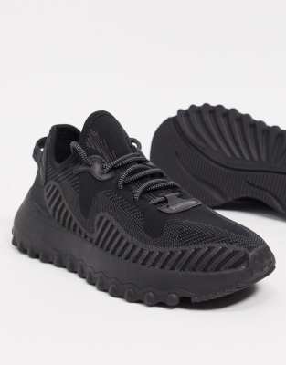 adidas black mesh trainers