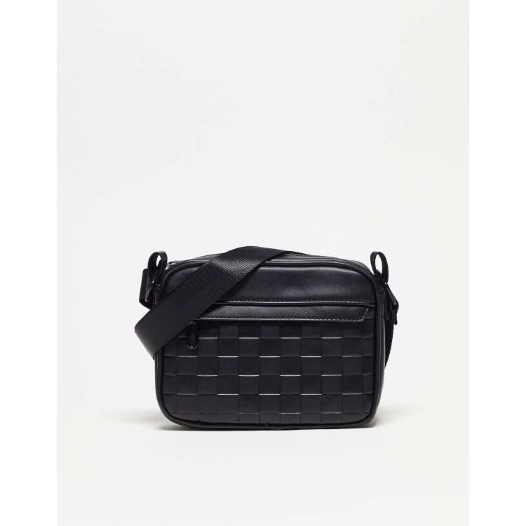 Bershka messenger bag in black | ASOS