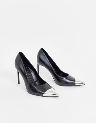 escarpin noir bershka