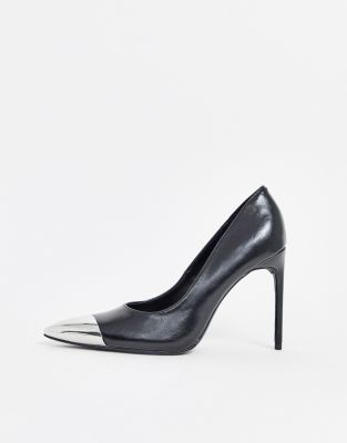 escarpin noir bershka