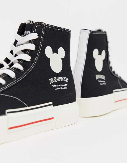 Mickey mouse store high top sneakers