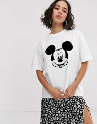 bershka mickey mouse t shirt