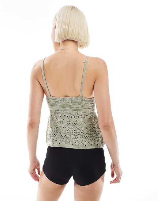 Bershka micro shorts in black