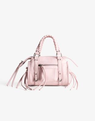 Bershka - Mini-Bowlingtasche in Rosa