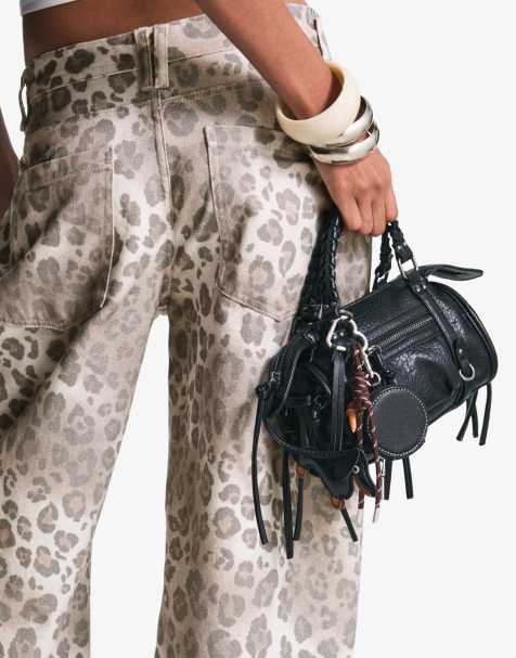 Bershka – Mini-Bowlingtasche in Schwarz - view 1