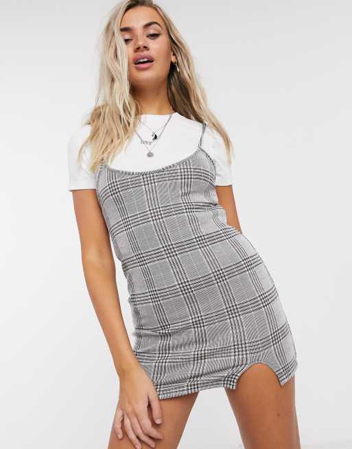 Mini on sale check dress