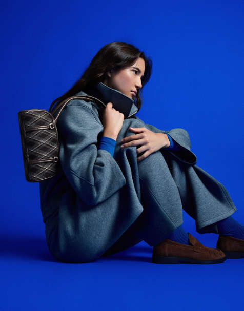 Bershka mini sac bowling marron - view 1