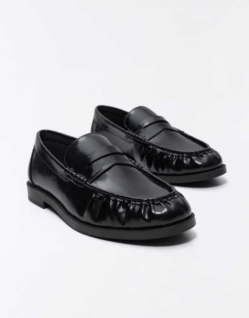 Bershka mocassini arricciati neri, 4 di 7