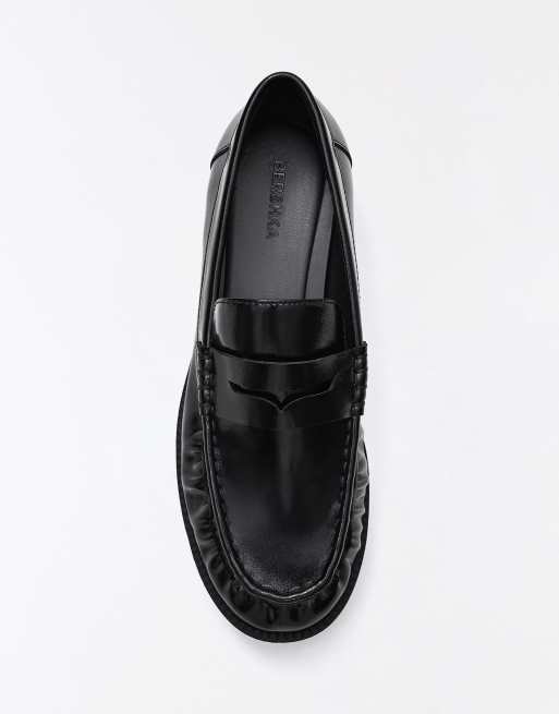 Bershka mocassins froncés noirs, 4 de 7