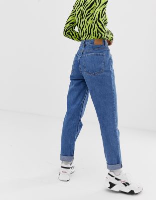 mom jeans bershka denim