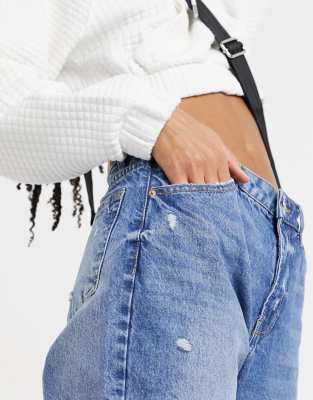 bershka mom jeans asos