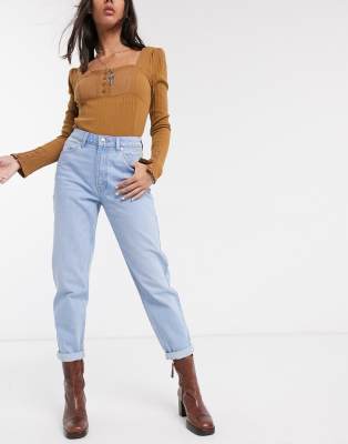 bershka mum jeans