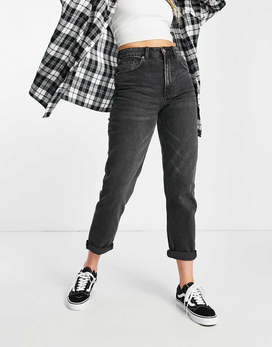 Pull&Bear Tall push up sculpt skinny jean in black