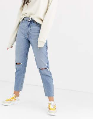 belts to wear with mom jeans