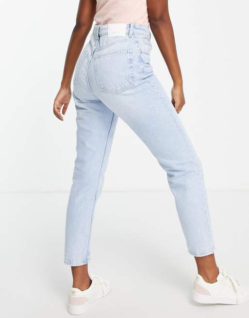 Comfort Mom Jean In Blue Lyst