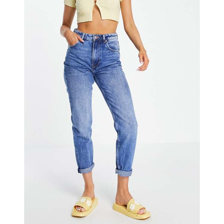 Pantalon mom bershka hotsell