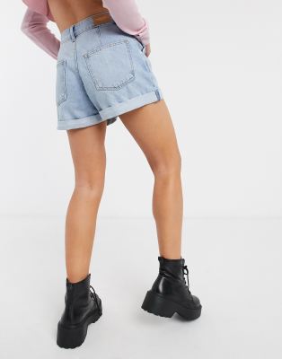 bershka mom shorts