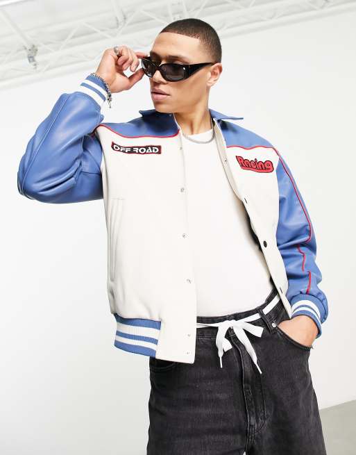 Blue shop racing jacket