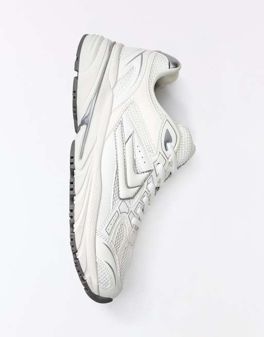 Bershka Multi-piece trainers in white, 4 of 7