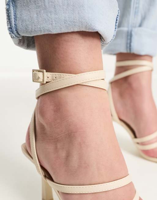 Multi strap heeled clearance sandals