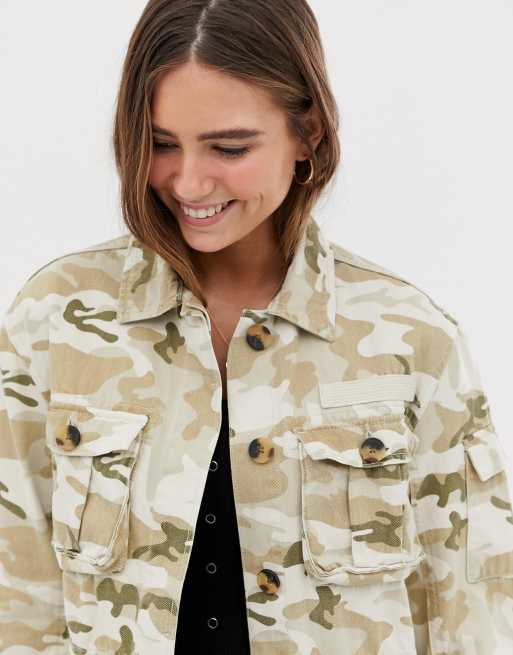 Beige 2025 camo jacket