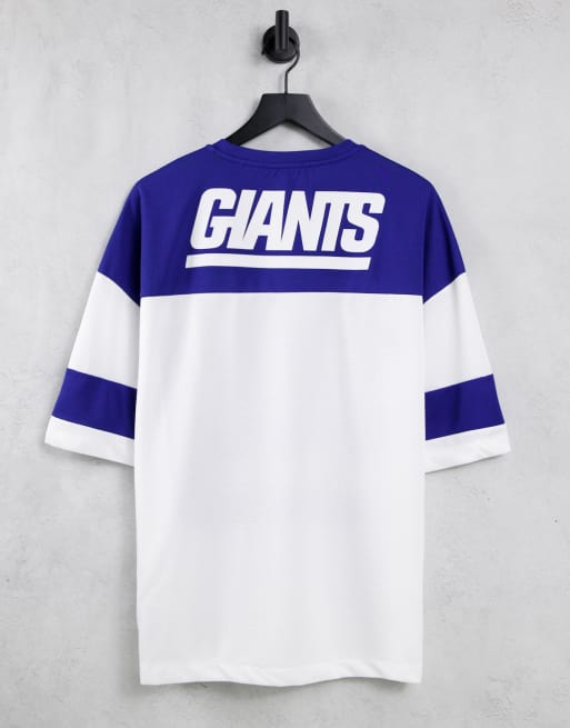 Bershka – NFL – Blå mesh-t-shirt i collegestil och oversize med NFL-logga, 3 av 4