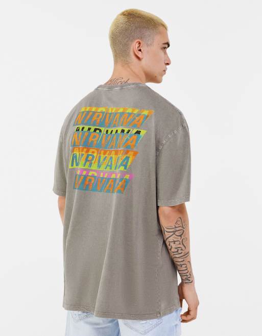 Nirvana t best sale shirt grey