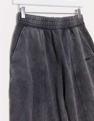 bershka no item slogan oversized jogger