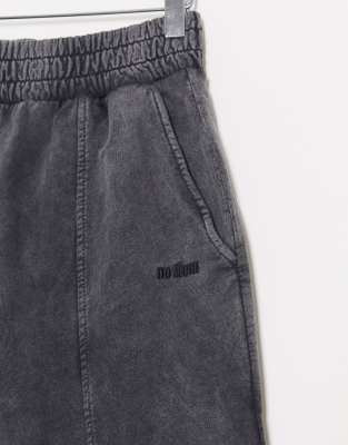 bershka no item slogan oversized jogger