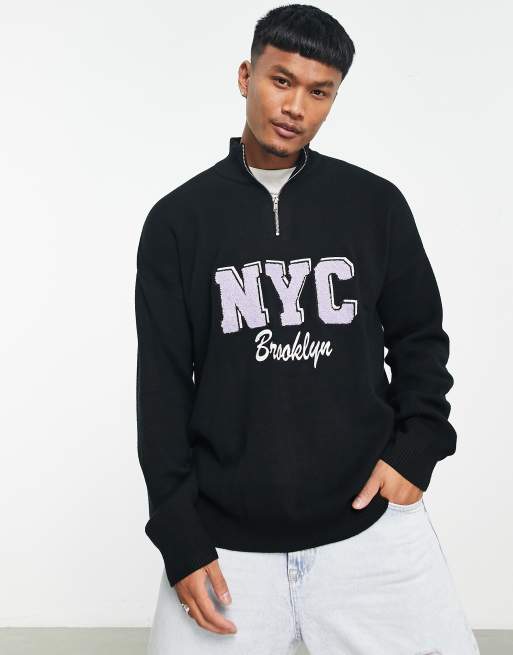 Plus Brooklyn New York Printed Sweat Dress