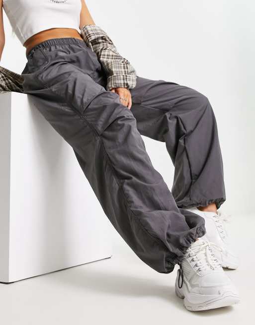CLOTHING - Premium Essentials Nylon Parachute Pants - Black
