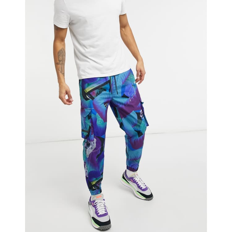 Bershka purple joggers hot sale