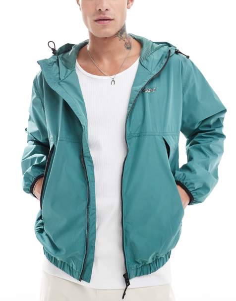 Bershka – Nylon-Windjacke in Türkis - view 1