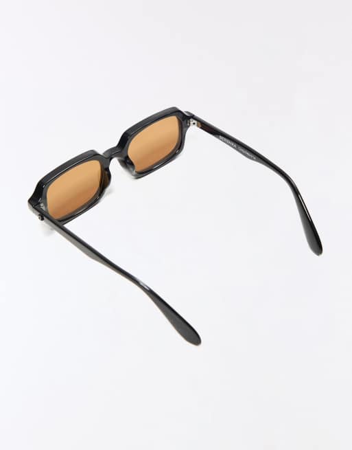 Bershka - Occhiali da sole neri in plastica, 3 di 3