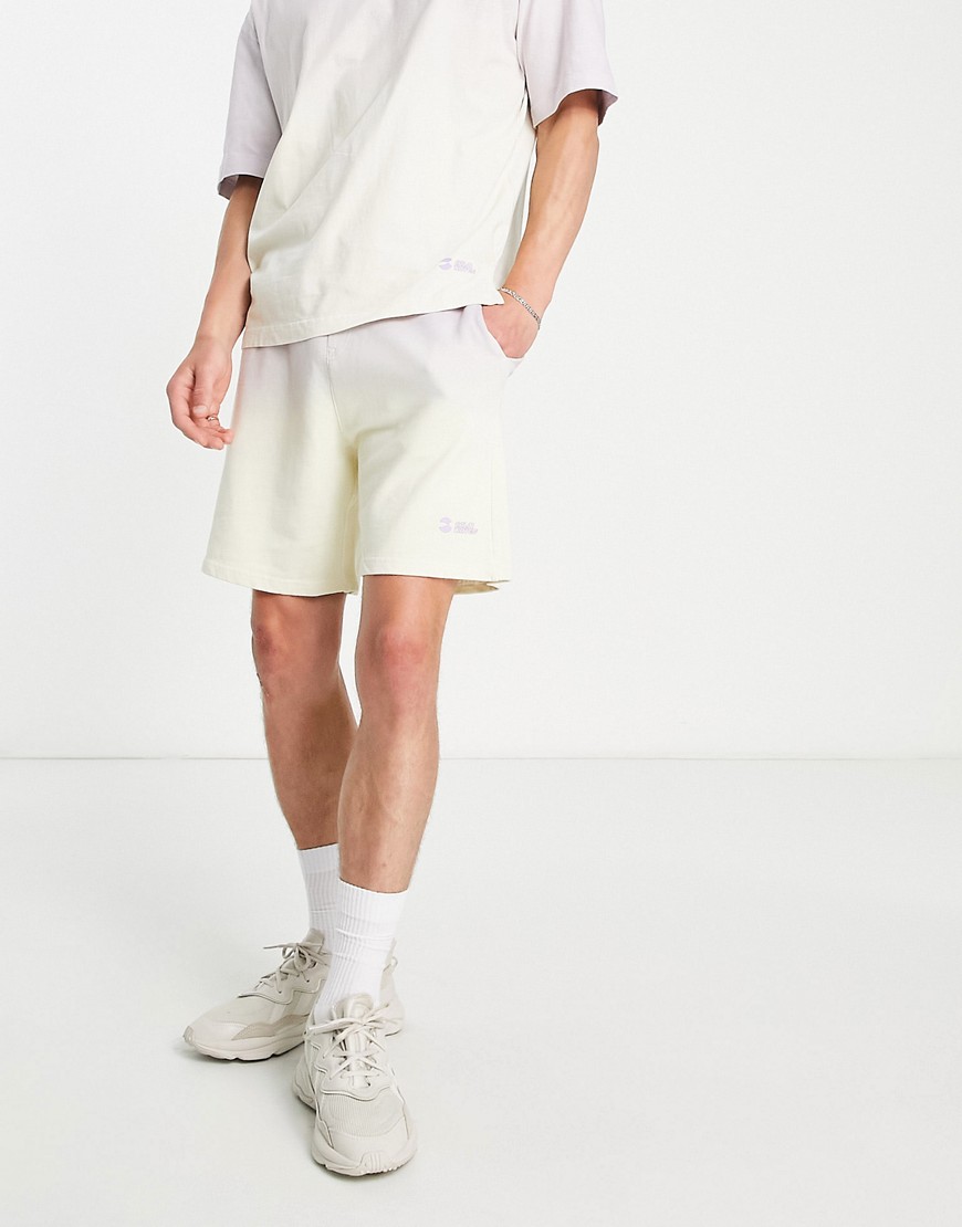 Bershka ombre shorts in lilac - part of a set-Purple