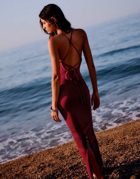 black designer formal dresses Ruth Atria Signature Colors:Burnt Orange The tiered layers of jan-3 Y2k vintage Brown Pocahontas