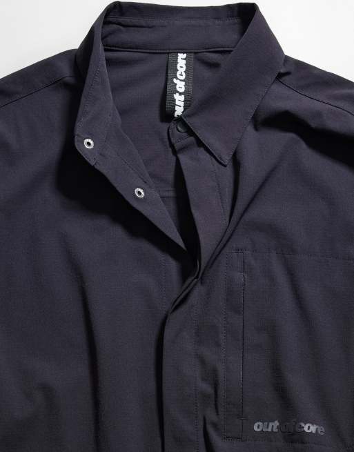 Bershka Out of core sovracamicia tecnica blu, 5 di 6