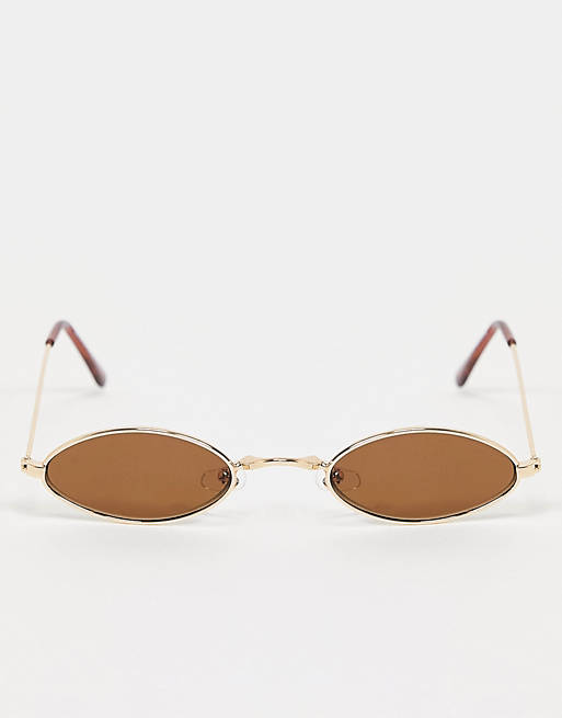 Accessoires Zonnebrillen Ovale zonnebrillen neubau eyewear Ovale zonnebril wolwit-roze casual uitstraling 