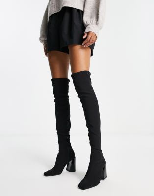 Bershka over 2025 the knee boots