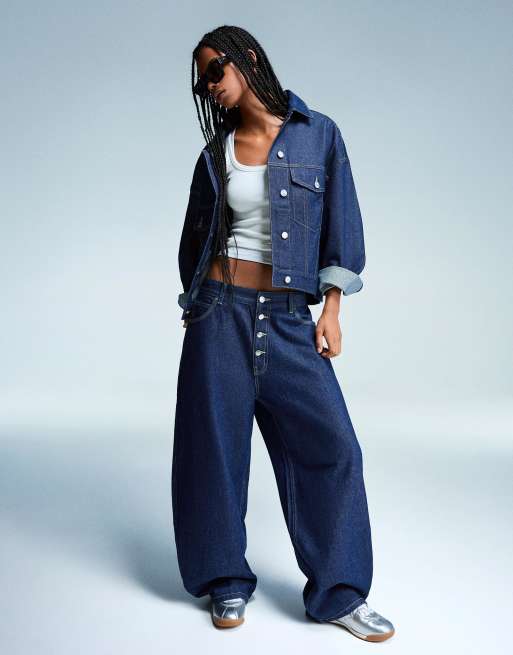 【BERSHKA】パッチ付きダブルフェイスジャケット 日本未入荷 BERSHKA】パッチ付きダブルフェイスジャケット 日本未入荷