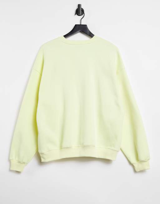 Lemon yellow online sweatshirt