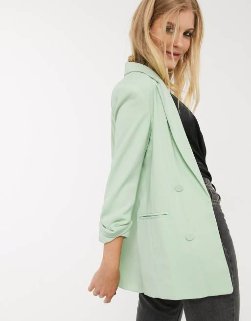 Mintgroene blazer on sale