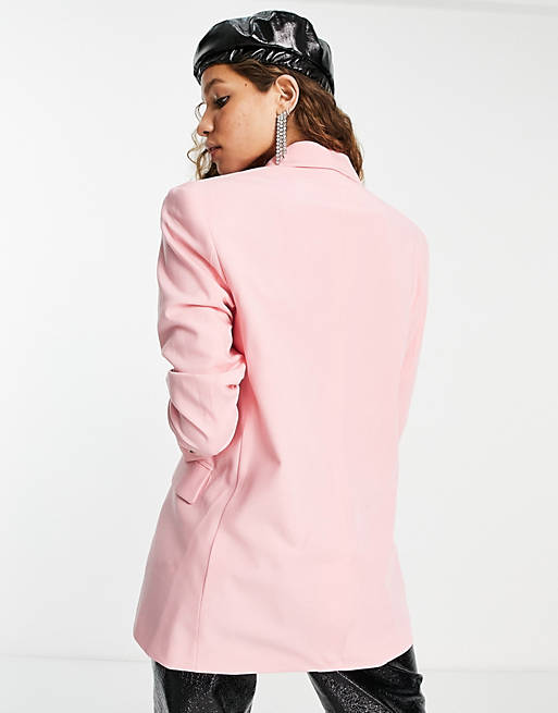 oversized blazer in pink | ASOS