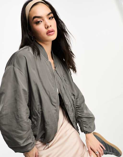 Bomber jacket bershka woman sale