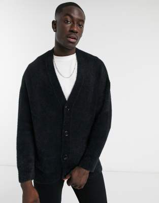 oversized cardigan black
