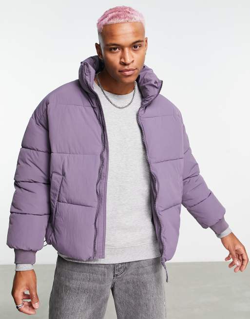 Lilac cheap padded jacket