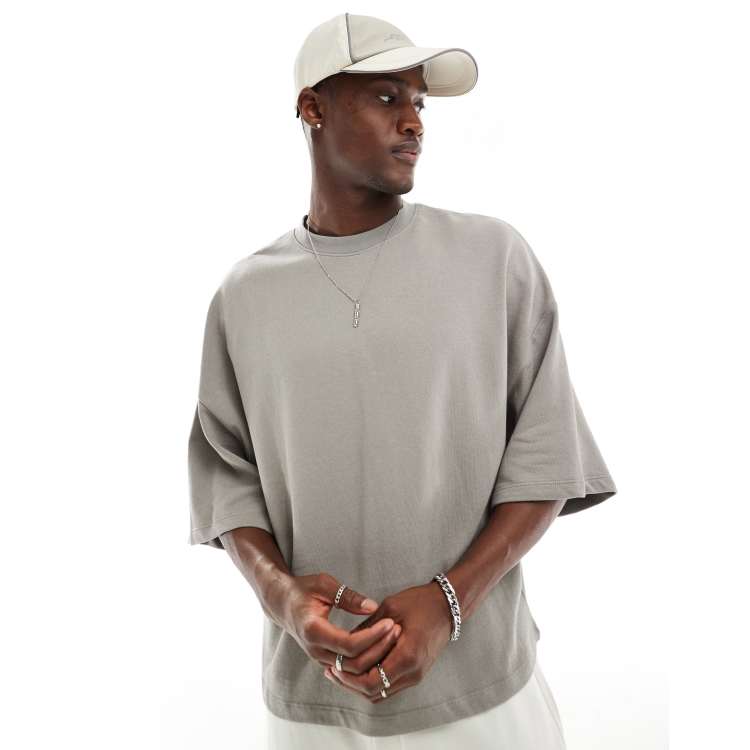 ★ドイツ発*BERSHKA*新作*OFFSIDEメッシュTシャツ/GREY★ Short sleeve mesh sports print T-shirt - T-shirts - Men